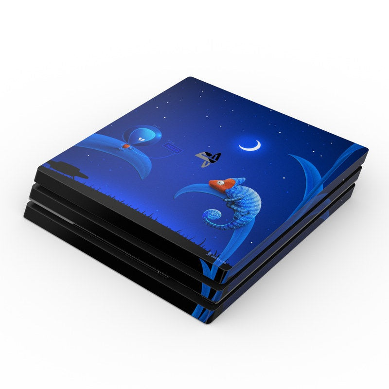 Alien and Chameleon - Sony PS4 Pro Skin
