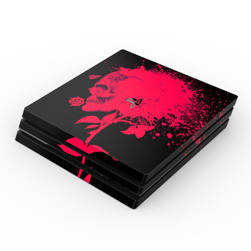 Dead Rose - Sony PS4 Pro Skin