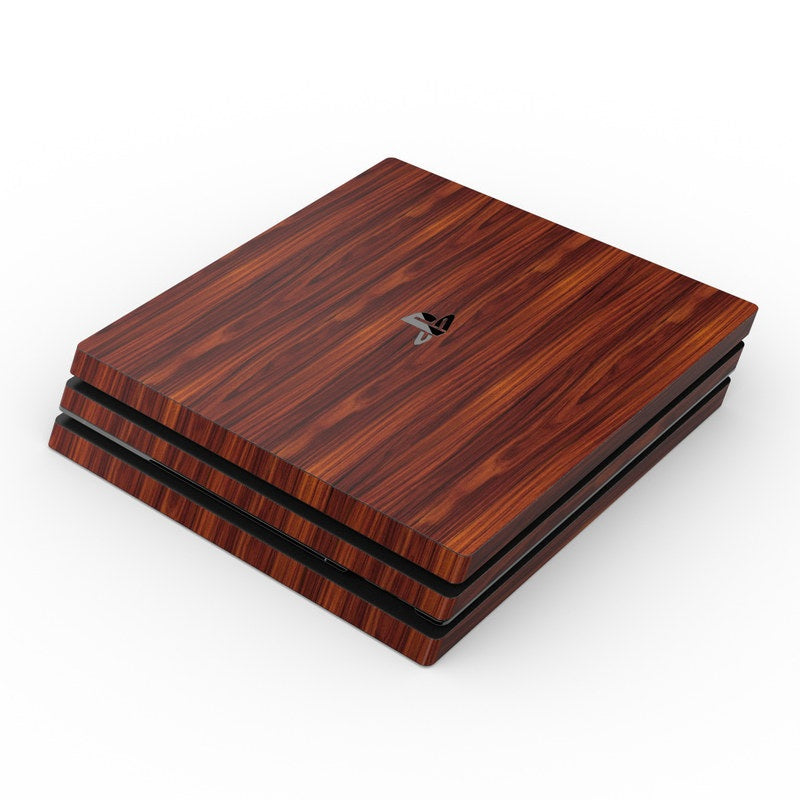 Dark Rosewood - Sony PS4 Pro Skin