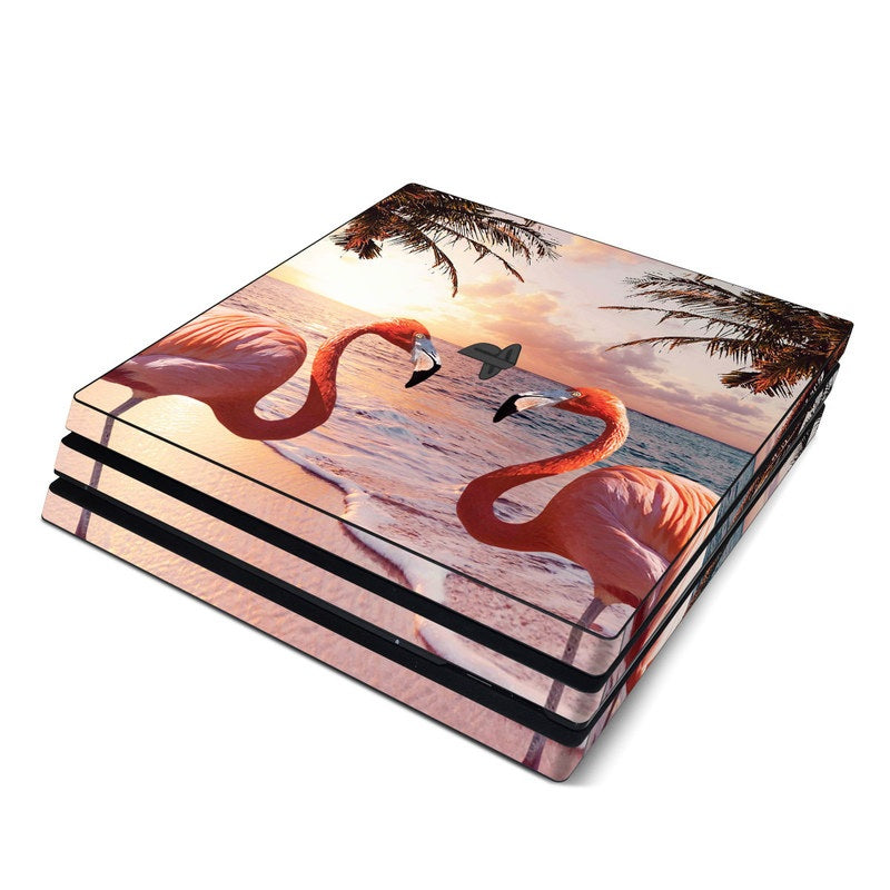 Flamingo Palm - Sony PS4 Pro Skin