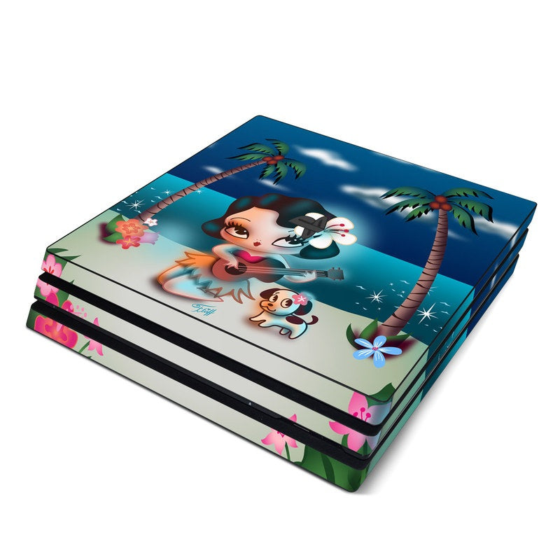 Hula Night - Sony PS4 Pro Skin