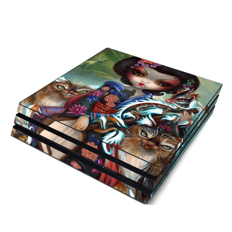 Kirin and Bakeneko - Sony PS4 Pro Skin