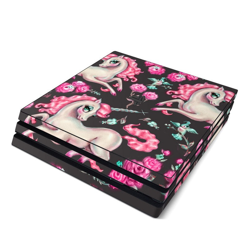 Unicorns and Roses - Sony PS4 Pro Skin