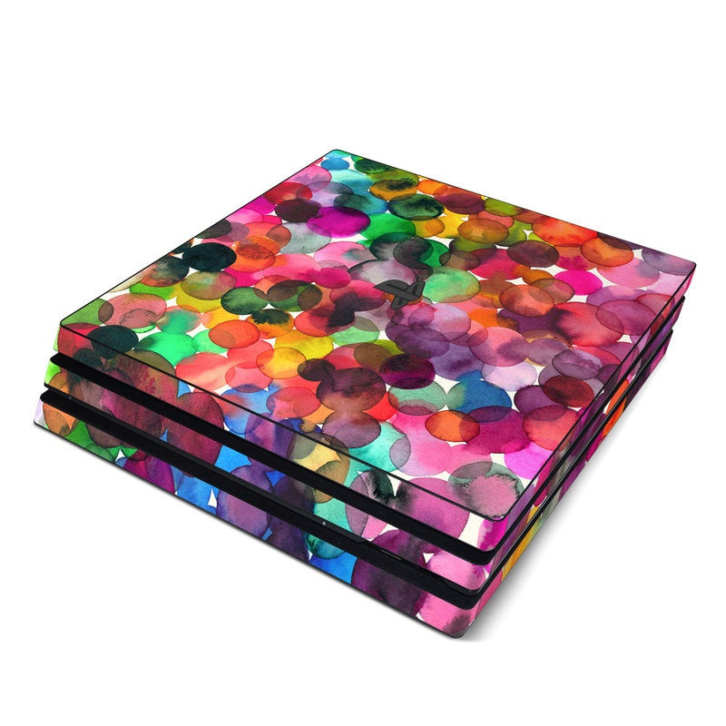 Watercolor Drops - Sony PS4 Pro Skin