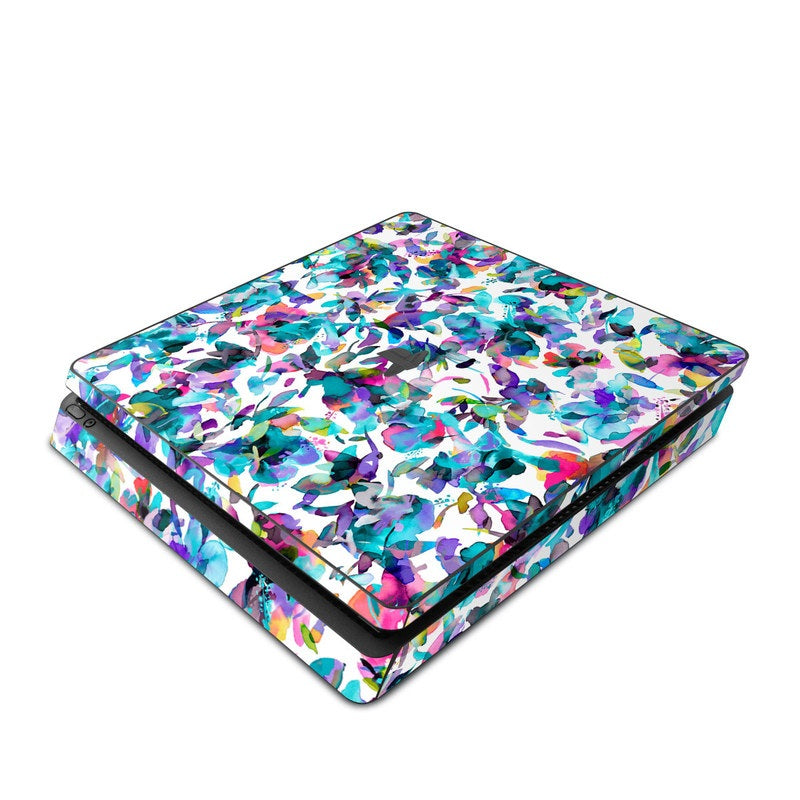 Aquatic Flowers - Sony PS4 Slim Skin