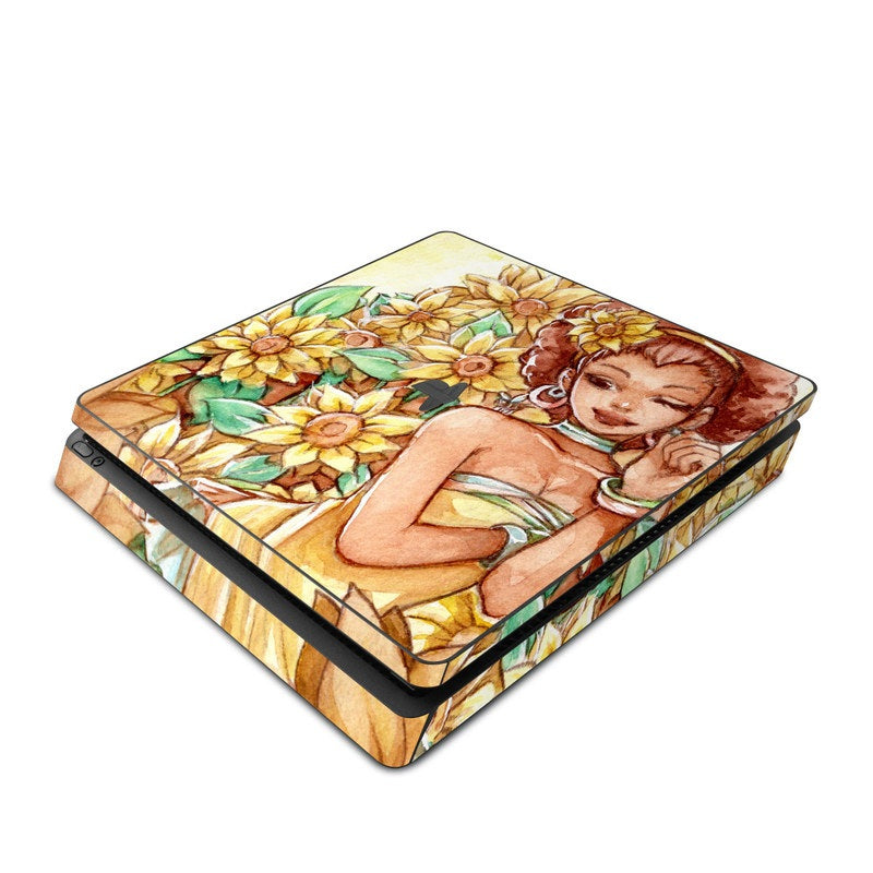 Lady Sunflower - Sony PS4 Slim Skin