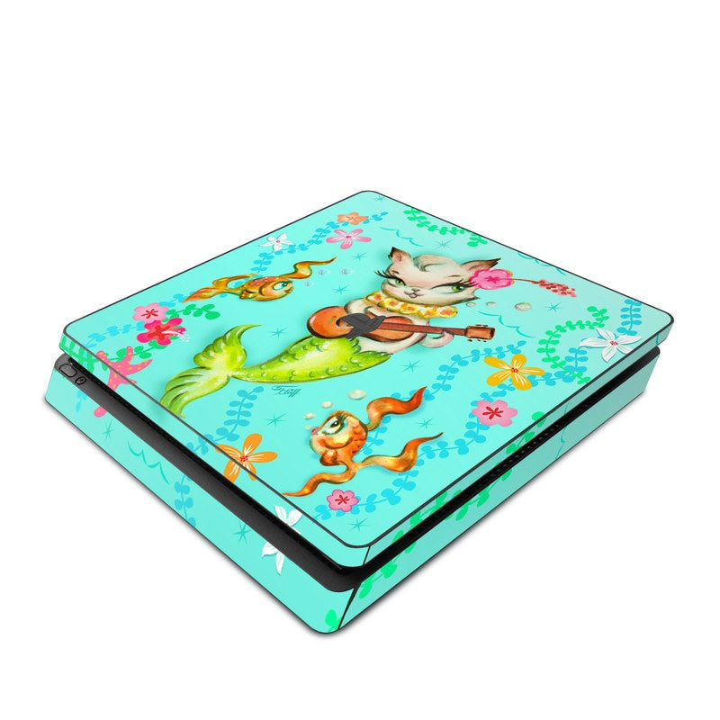 Merkitten with Ukelele - Sony PS4 Slim Skin