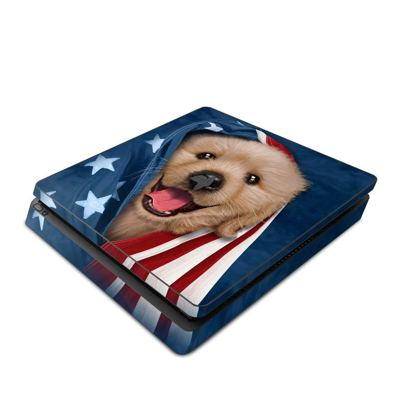 Patriotic Retriever - Sony PS4 Slim Skin