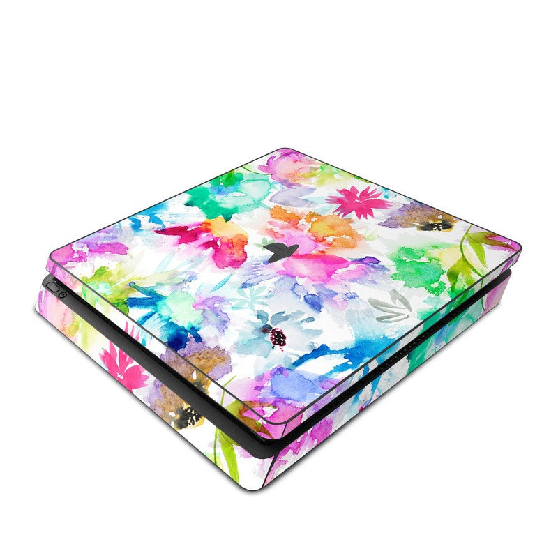 Watercolor Spring Memories - Sony PS4 Slim Skin