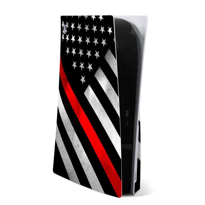Thin Red Line Hero - Sony PS5 Skin