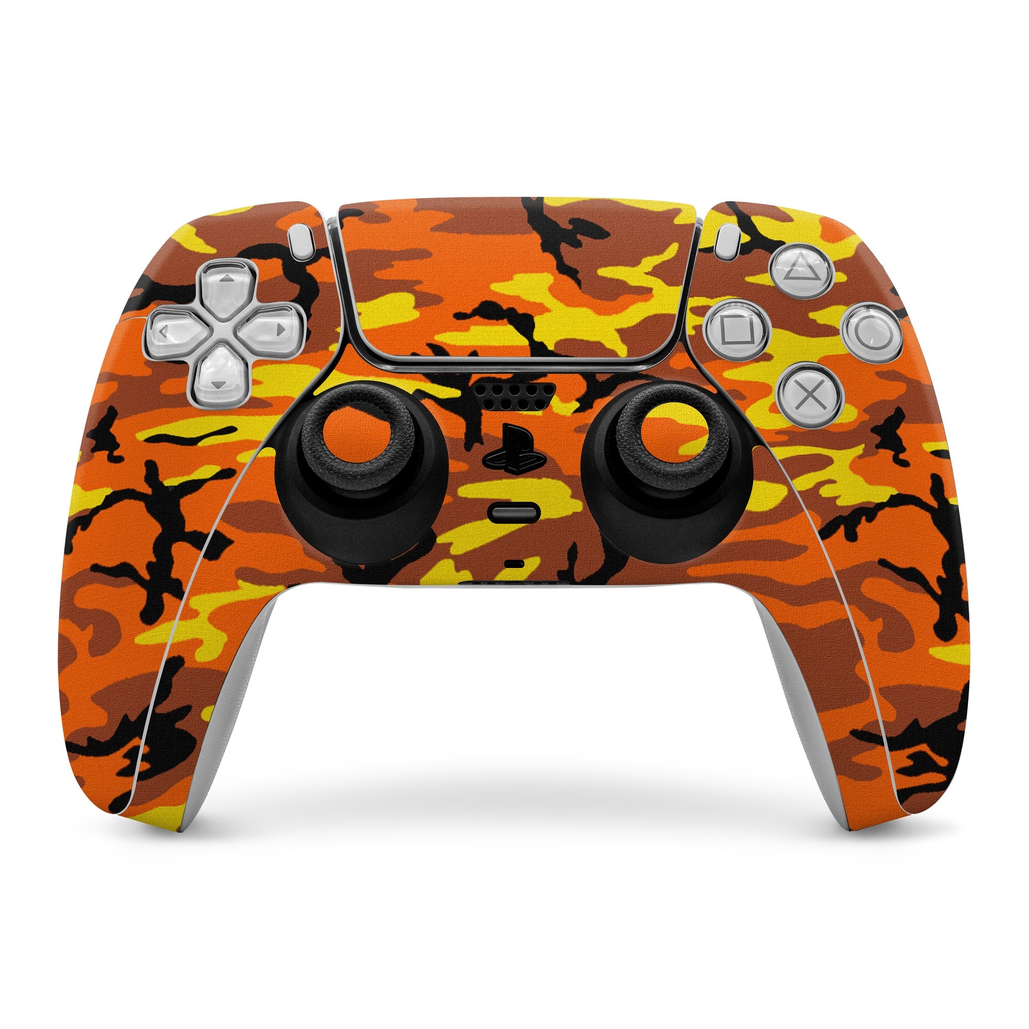 Orange Camo - Sony PS5 Controller Skin