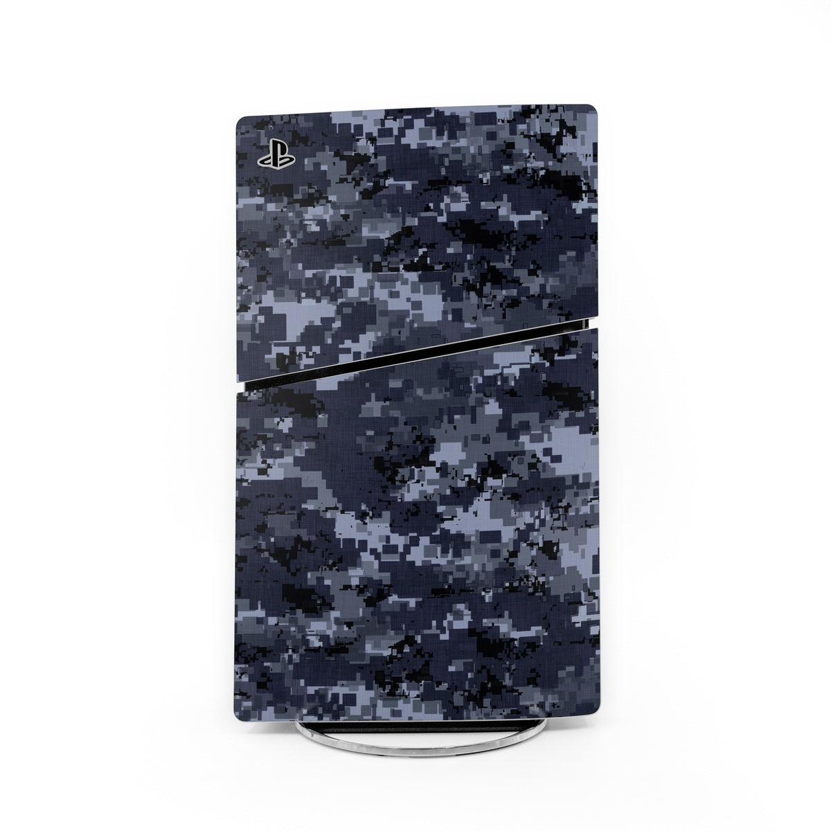 Digital Navy Camo - Sony PS5 Slim Skin