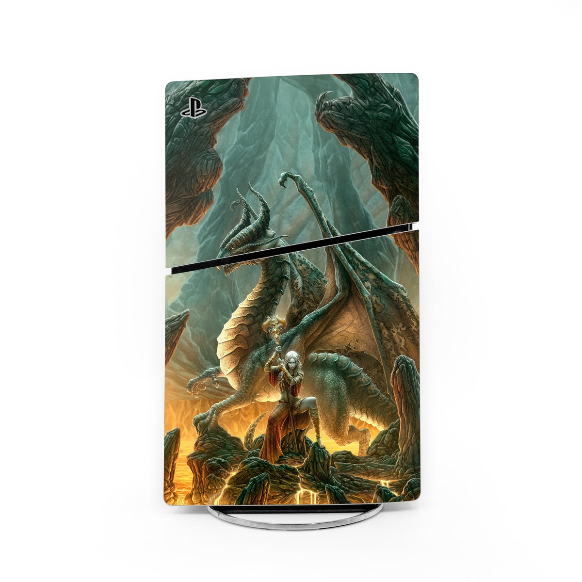 Dragon Mage - Sony PS5 Slim Skin