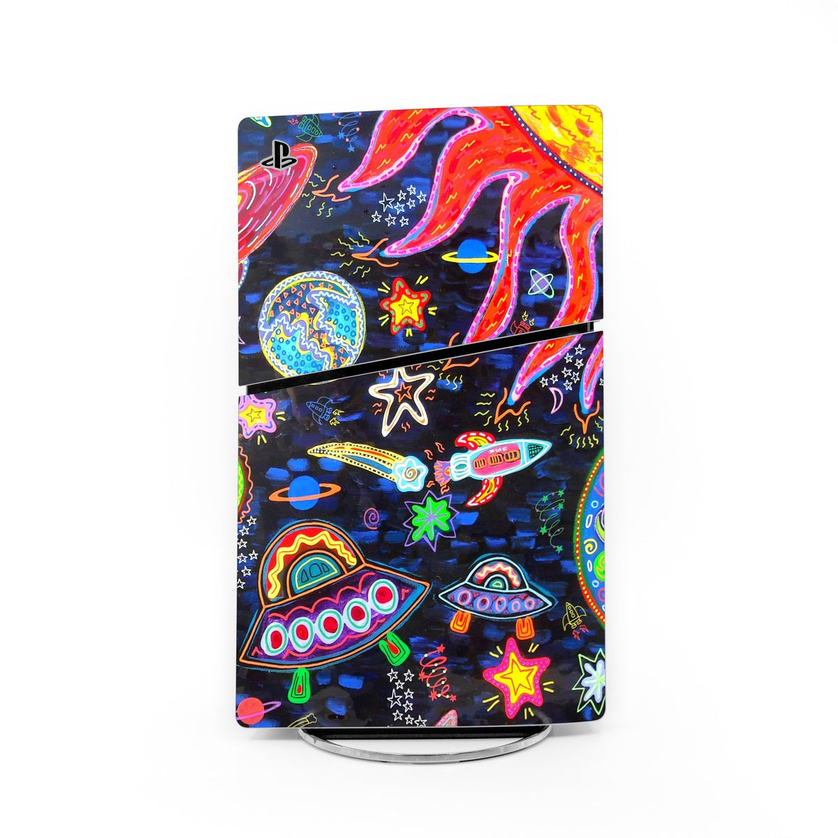 Out to Space - Sony PS5 Slim Skin