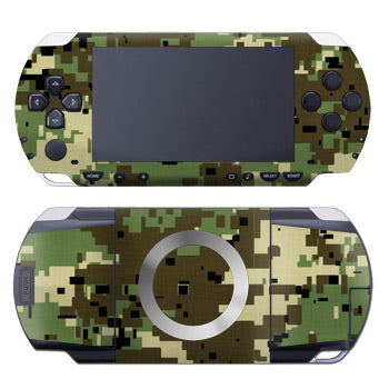 Digital Woodland Camo - Sony PSP Skin