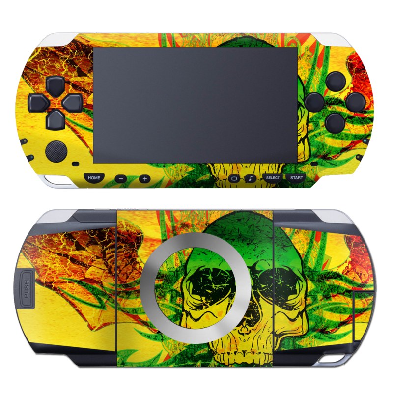 Hot Tribal Skull - Sony PSP Skin