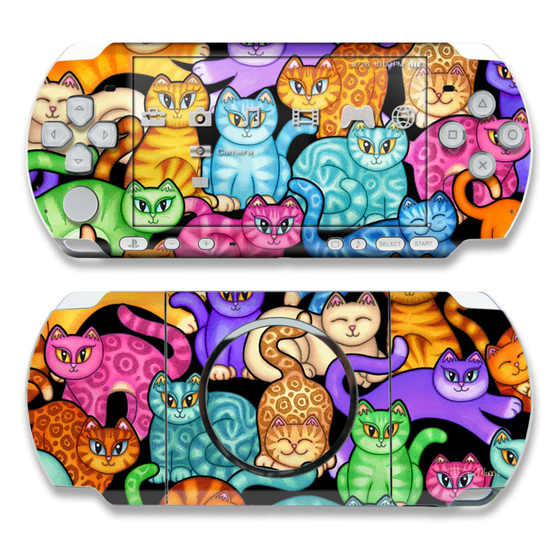 Colorful Kittens - Sony PSP 3000 Skin