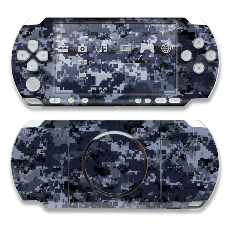 Digital Navy Camo - Sony PSP 3000 Skin