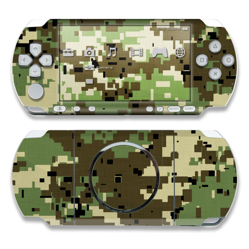 Digital Woodland Camo - Sony PSP 3000 Skin