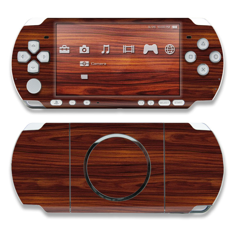 Dark Rosewood - Sony PSP 3000 Skin