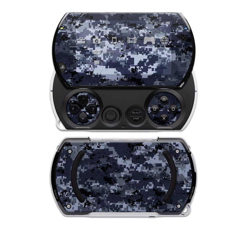 Digital Navy Camo - Sony PSP Go Skin
