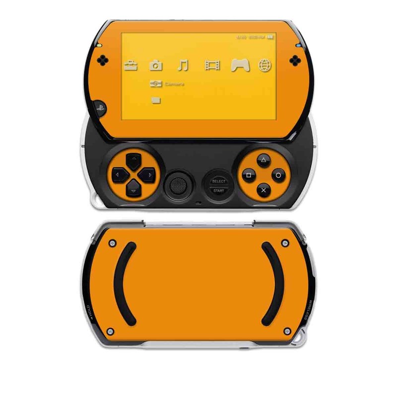 Solid State Orange - Sony PSP Go Skin