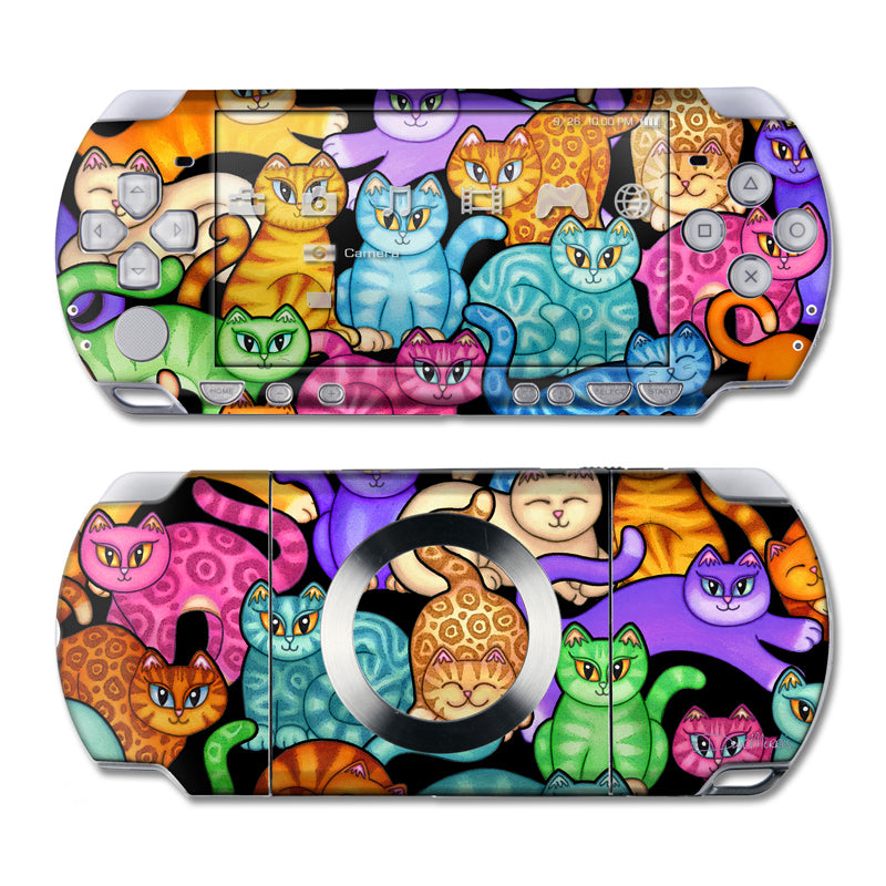 Colorful Kittens - Sony PSP Slim Skin