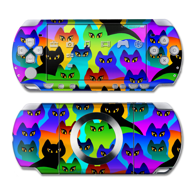 Rainbow Cats - Sony PSP Slim Skin