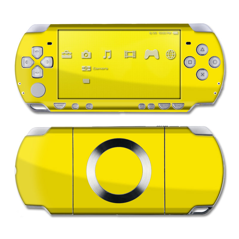 Solid State Yellow - Sony PSP Slim Skin