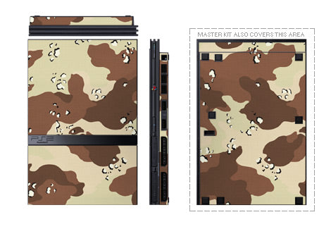 Sony PS2 Slim Skin - Desert Camo