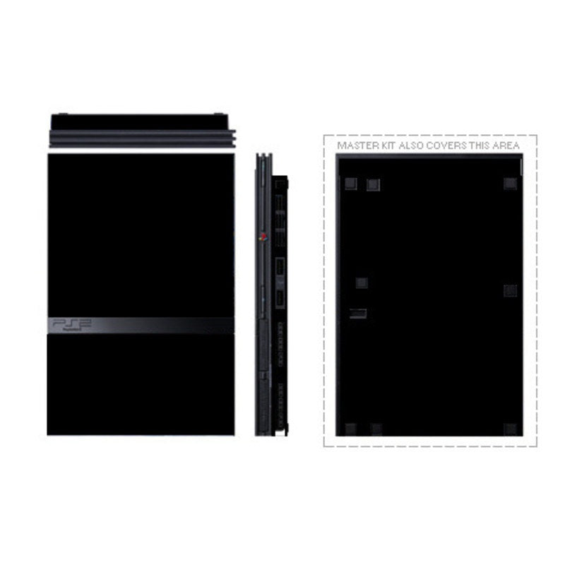 Sony PS2 Slim Skin - Solid State Black