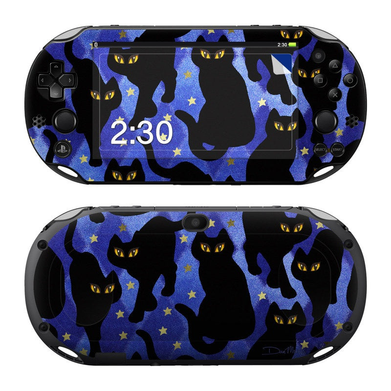 Cat Silhouettes - Sony PS Vita 2000 Skin