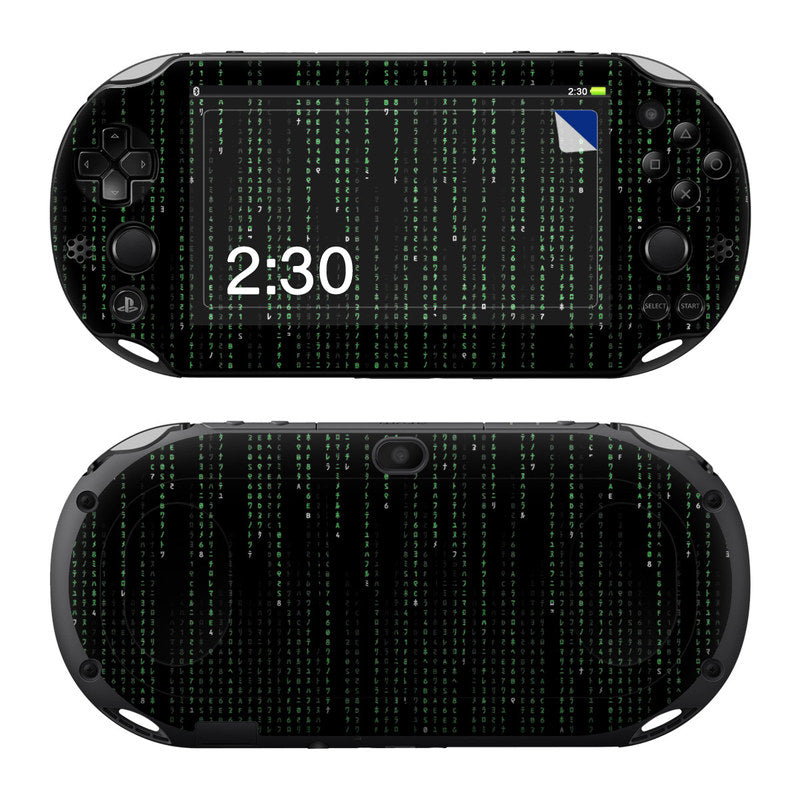Matrix Style Code - Sony PS Vita 2000 Skin