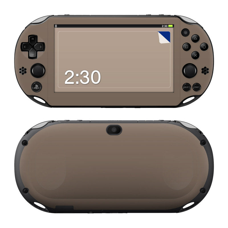 Solid State Flat Dark Earth - Sony PS Vita 2000 Skin