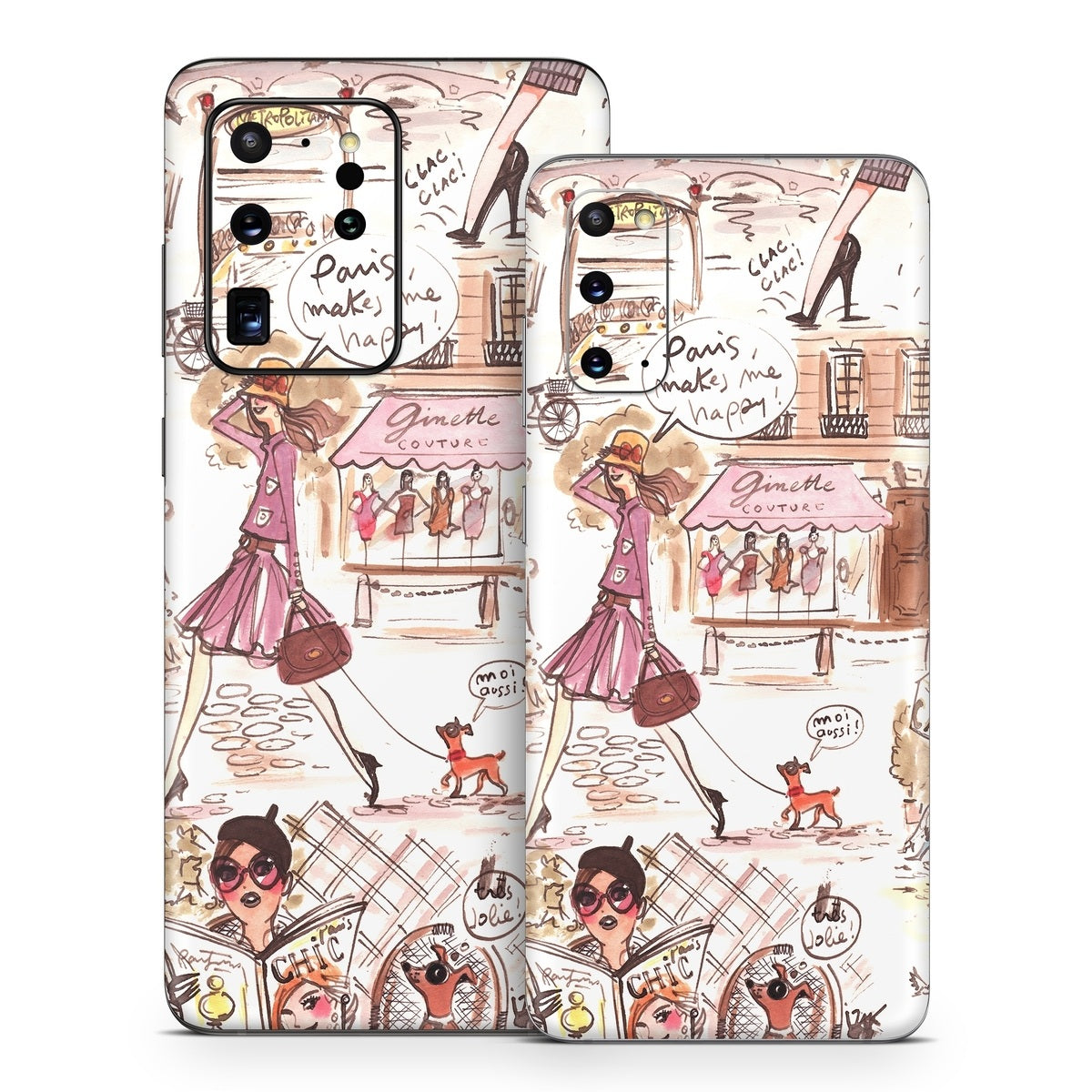 Paris Makes Me Happy - Samsung Galaxy S20 Skin