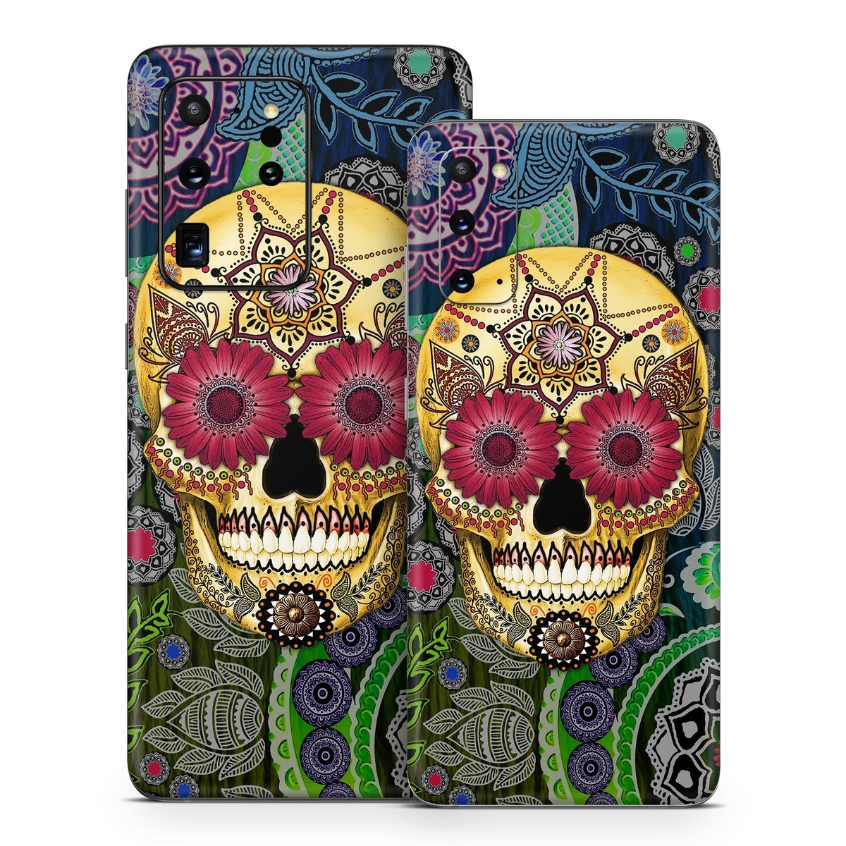 Sugar Skull Paisley - Samsung Galaxy S20 Skin