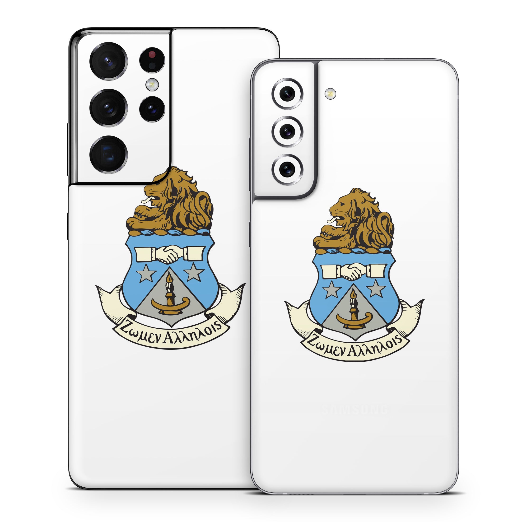 Alpha Delta Pi Crest White - Samsung Galaxy S21 Skin