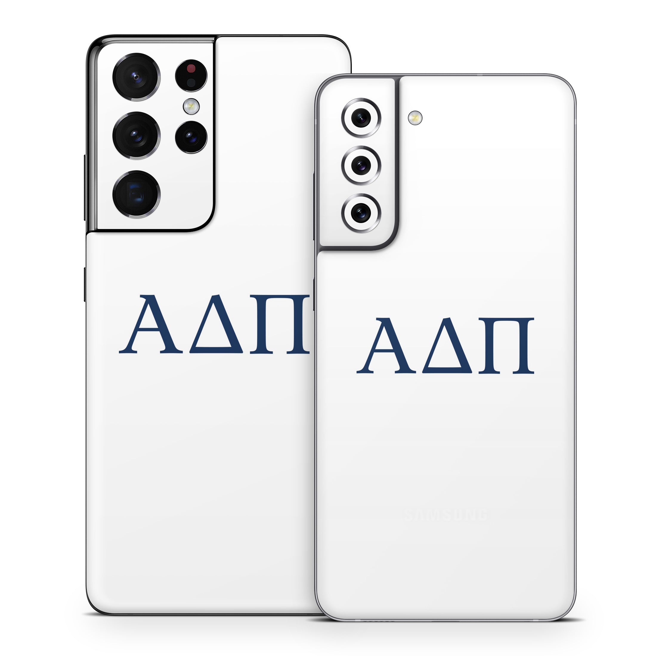 Alpha Delta Pi Greek Letters White - Samsung Galaxy S21 Skin