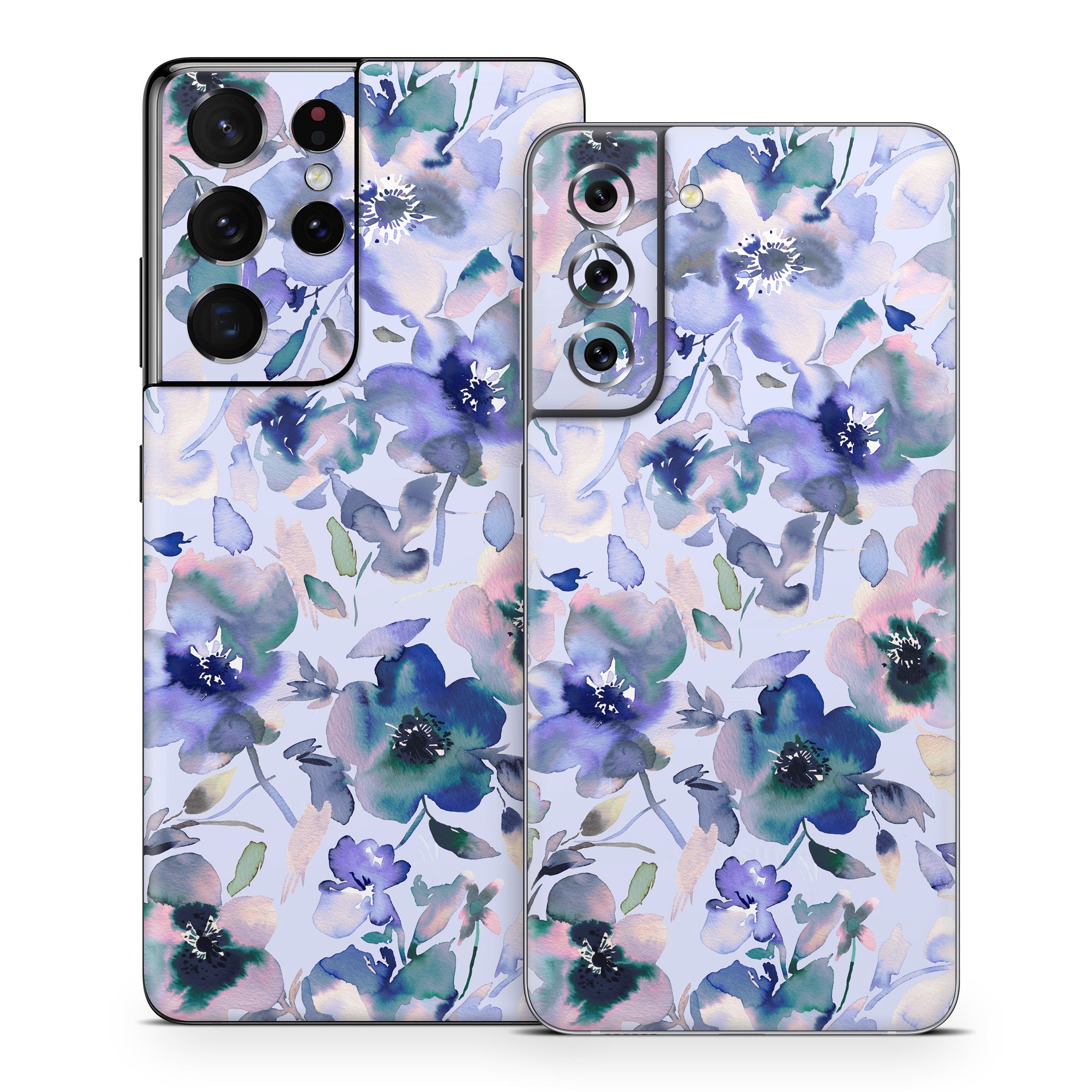 Aquatic Artistic Flowers - Samsung Galaxy S21 Skin