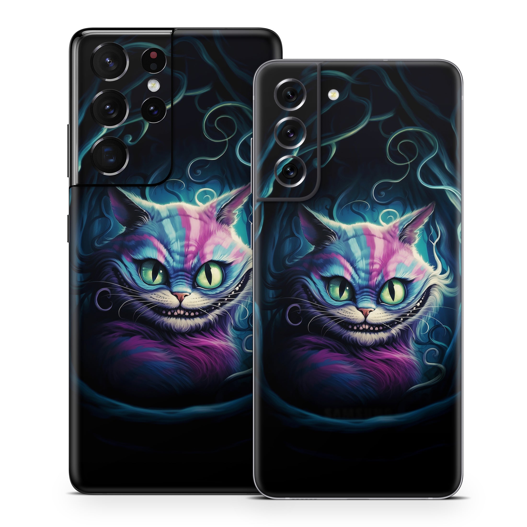 Blue Cheshire Cat - Samsung Galaxy S21 Skin