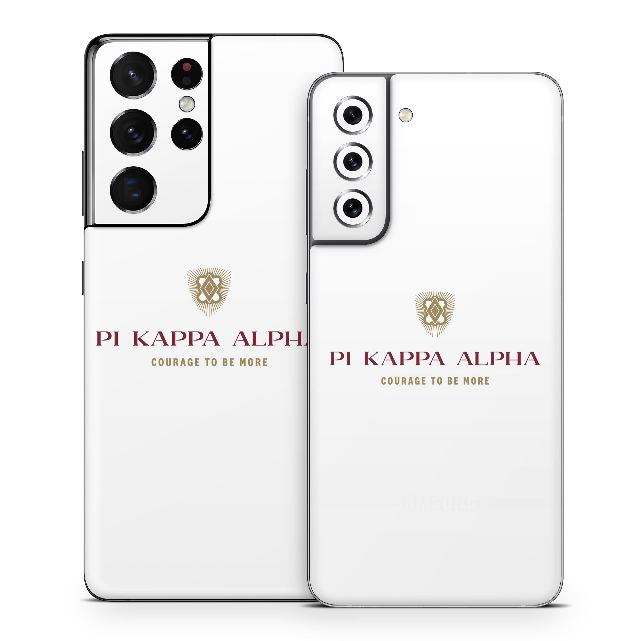 Pi Kappa Alpha Formal Logo White - Samsung Galaxy S21 Skin