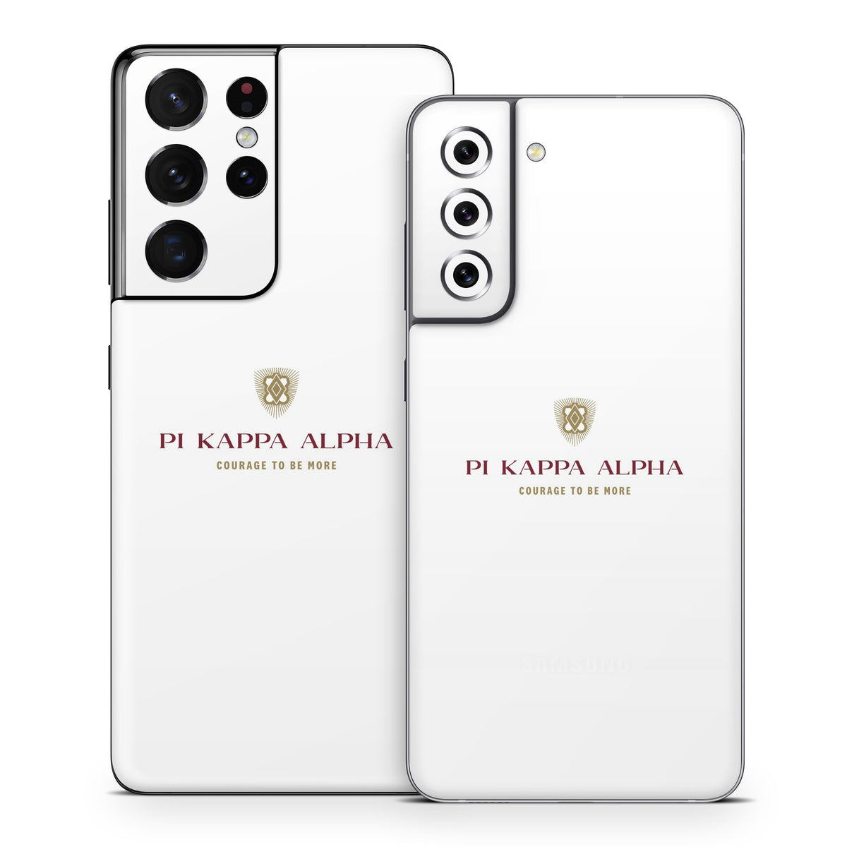 Pi Kappa Alpha Formal Logo White - Samsung Galaxy S21 Skin