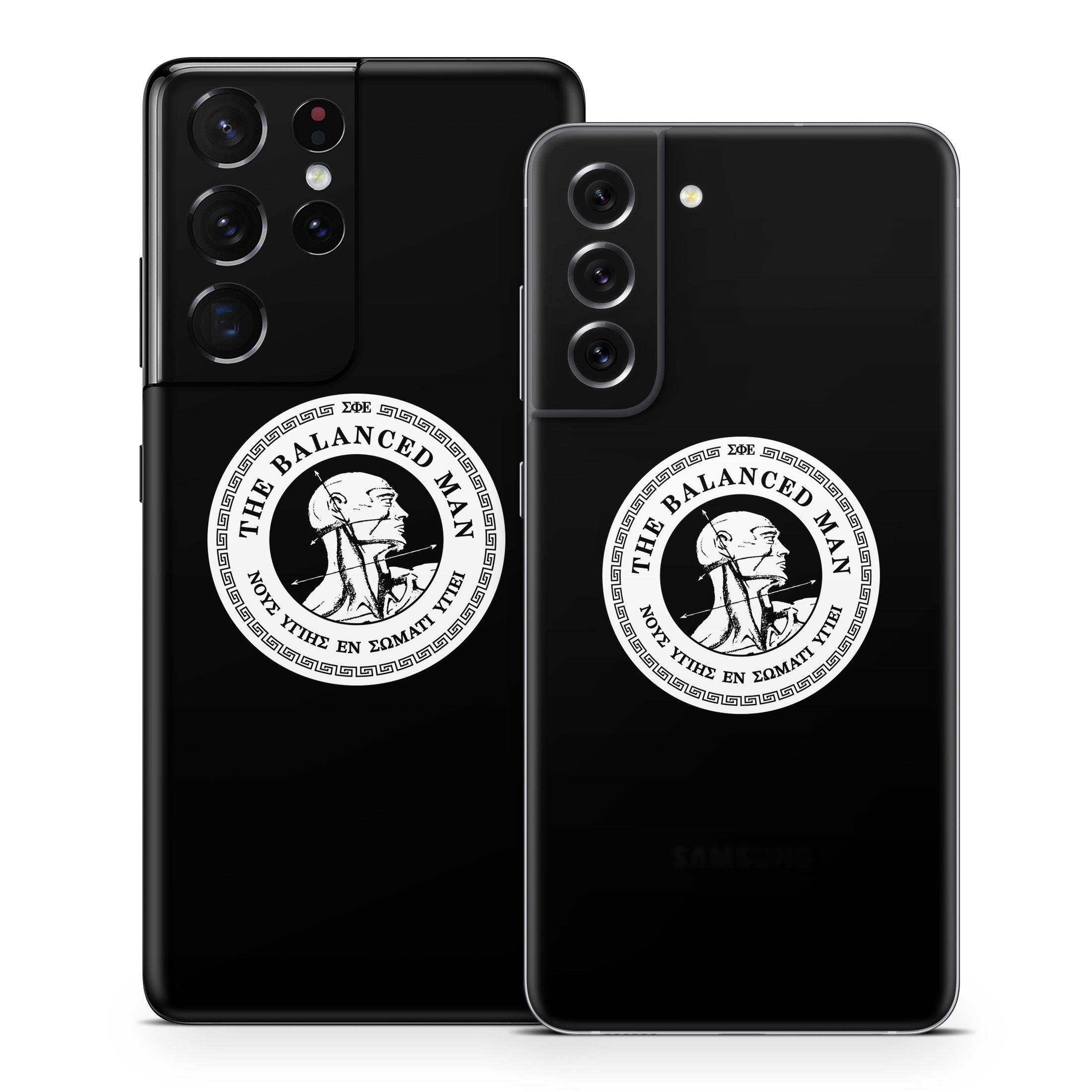 Sigma Phi Epsilon Balanced Man Black - Samsung Galaxy S21 Skin