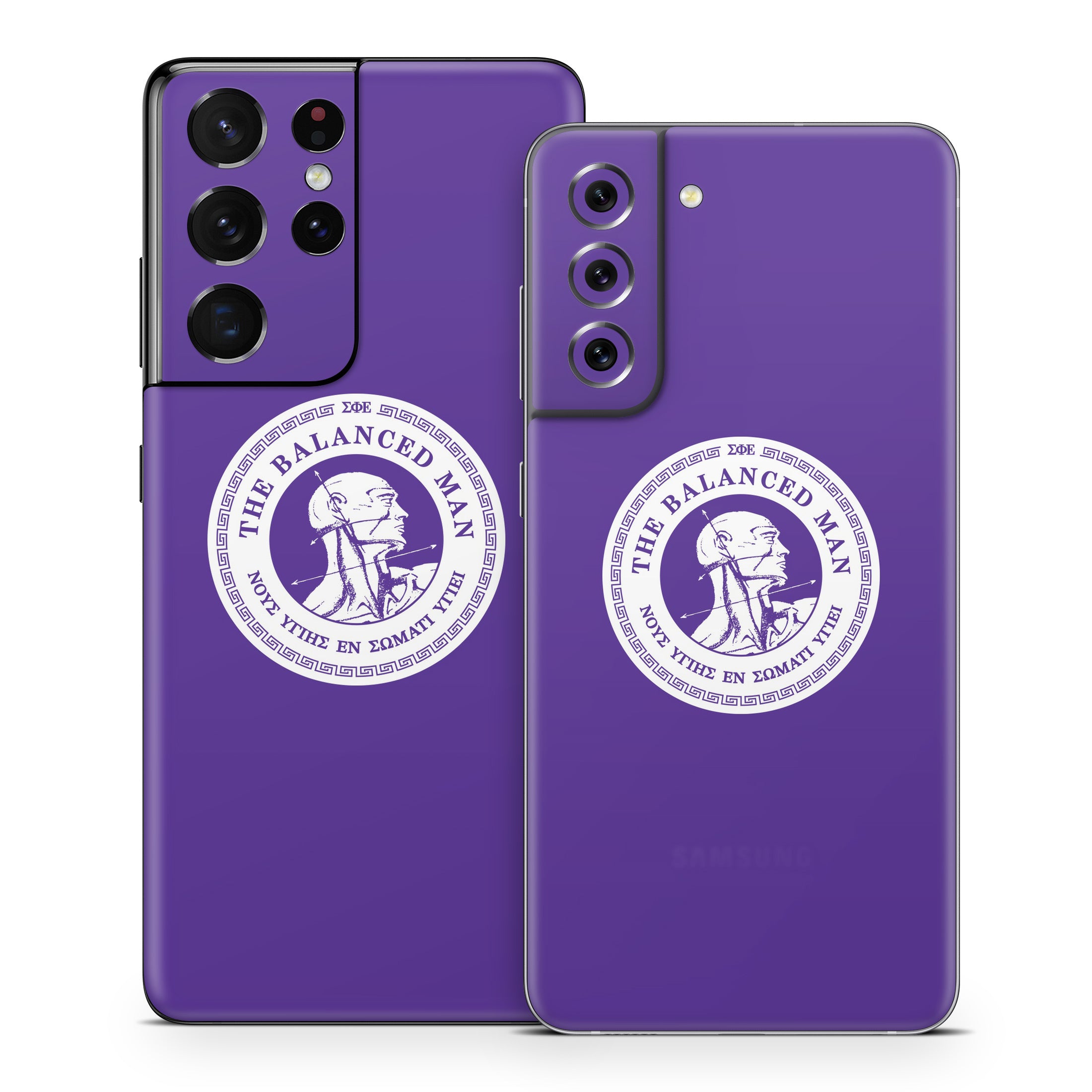 Sigma Phi Epsilon Balanced Man Purple - Samsung Galaxy S21 Skin