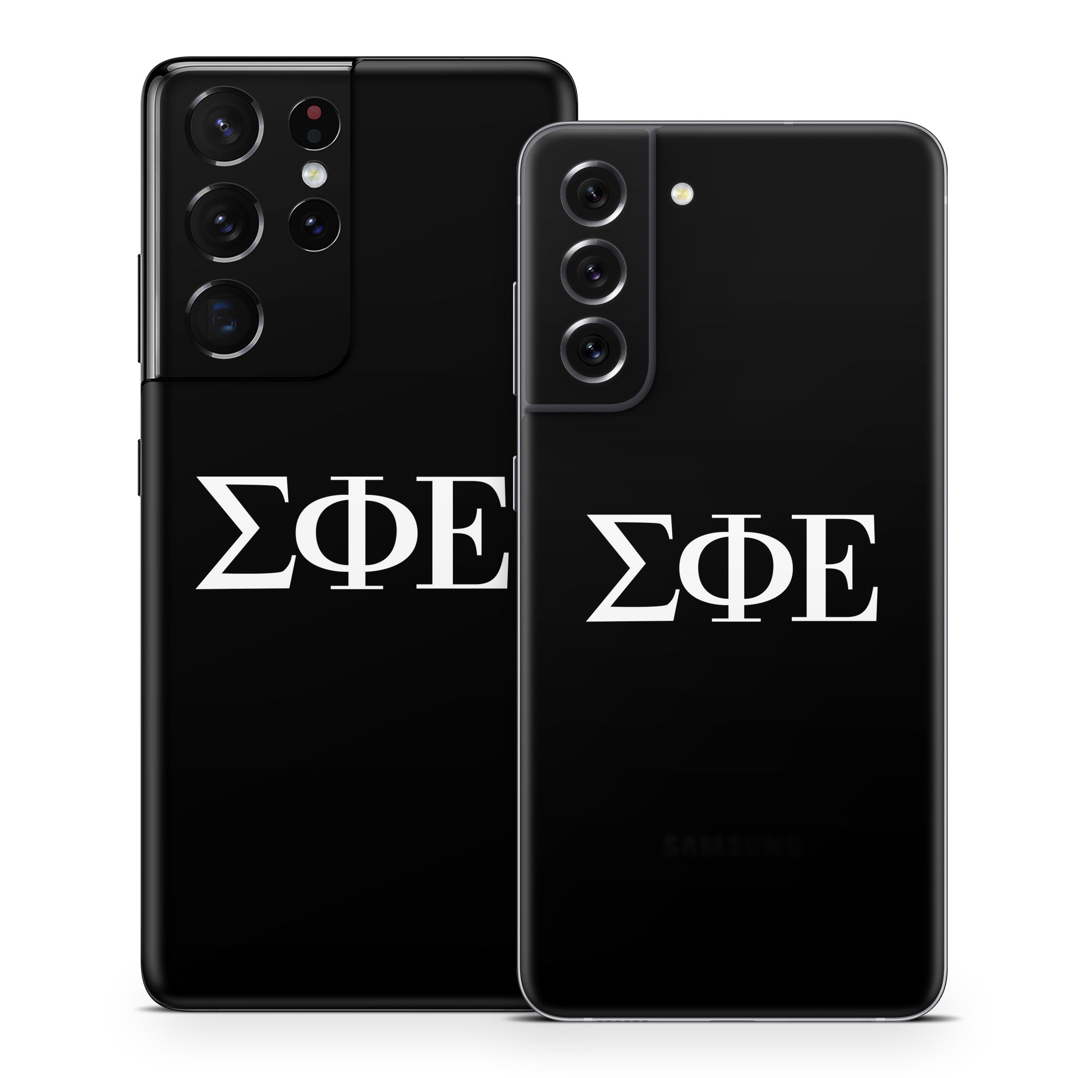 Sigma Phi Epsilon Greek Letters Black - Samsung Galaxy S21 Skin