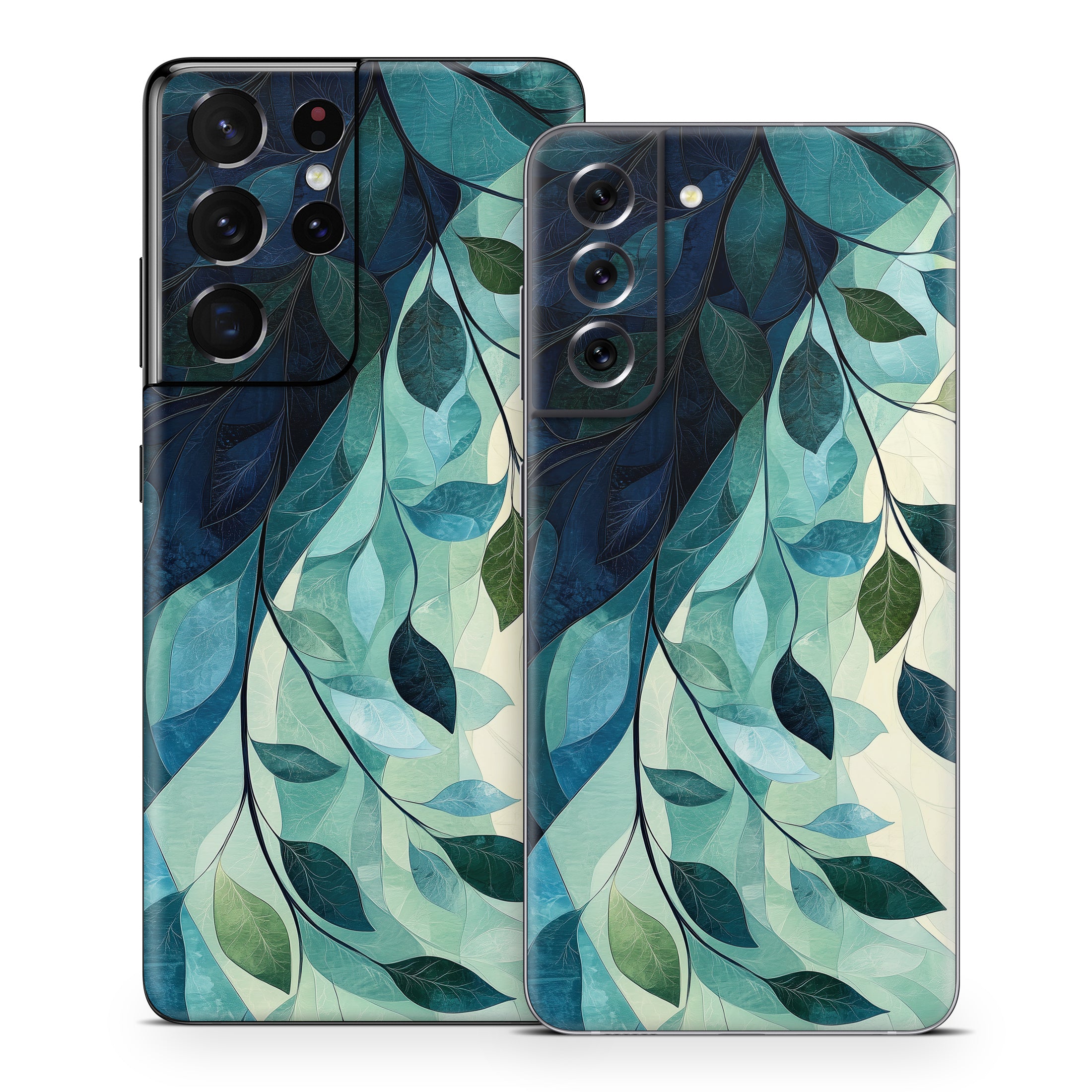 Teal and Indigo - Samsung Galaxy S21 Skin