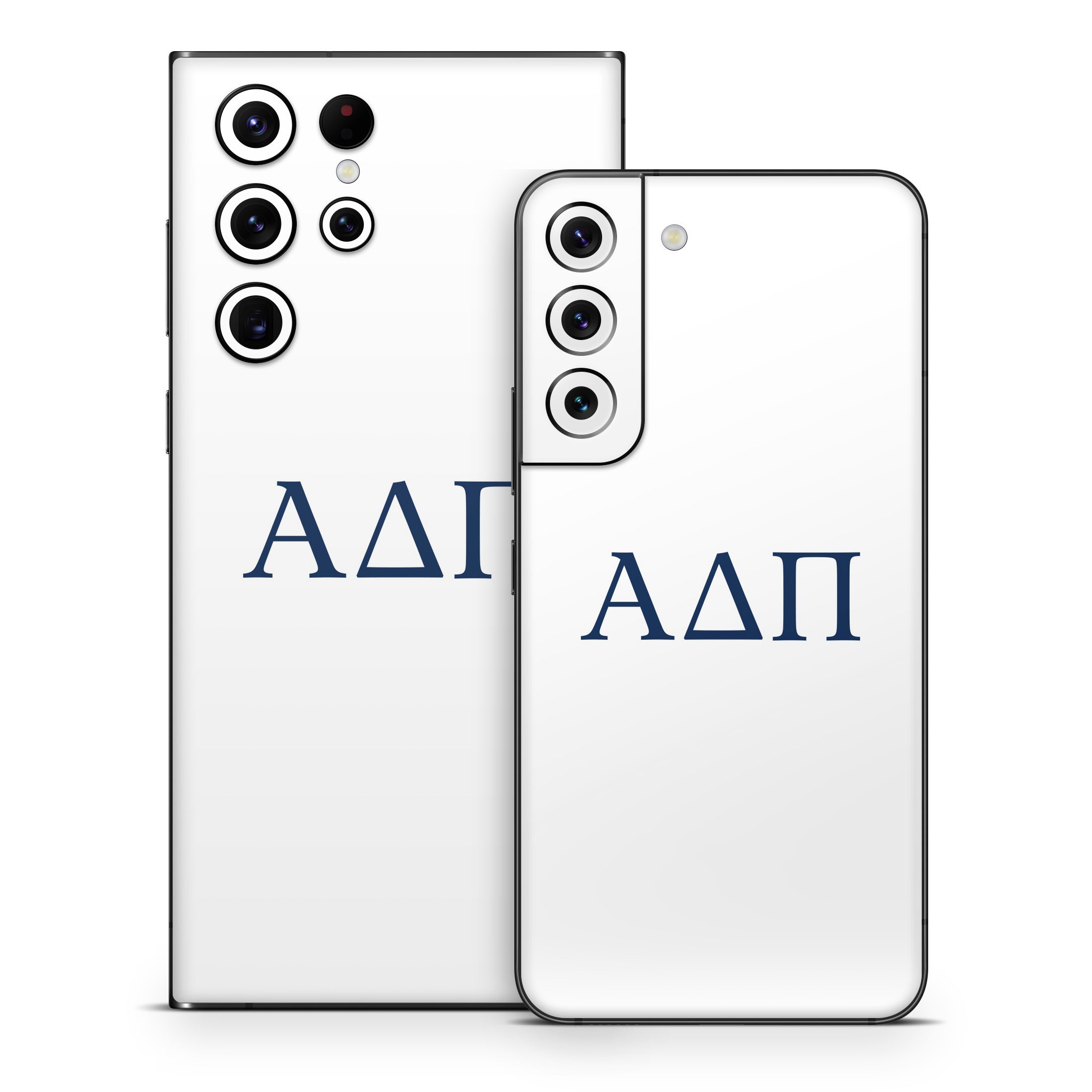 Alpha Delta Pi Greek Letters White - Samsung Galaxy S22 Skin