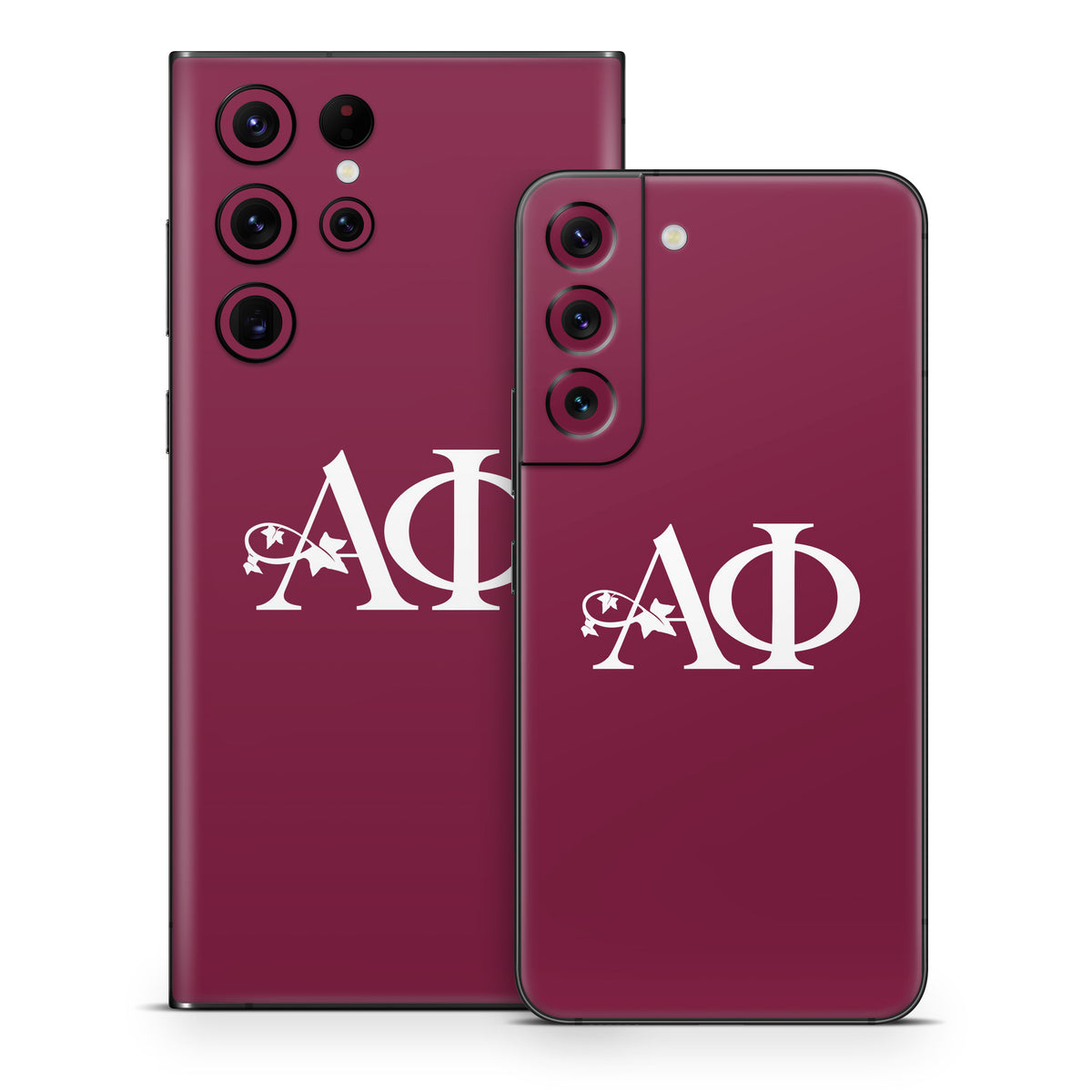 Alpha Phi Greek Letters Bordeaux - Samsung Galaxy S22 Skin