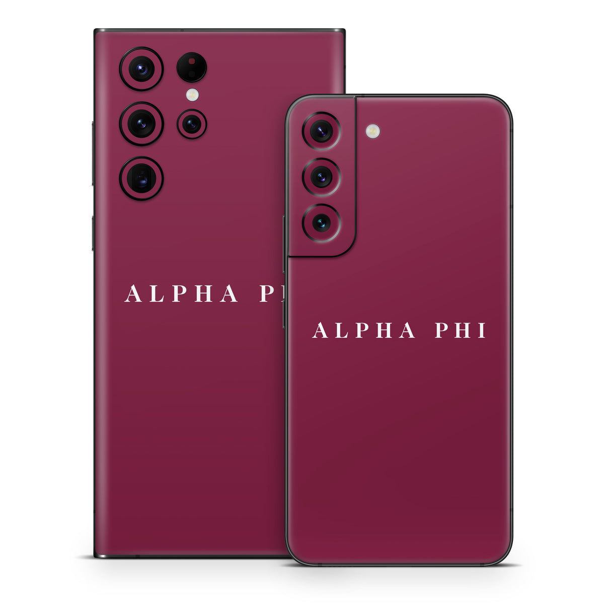 Alpha Phi Wordmark Bordeaux - Samsung Galaxy S22 Skin