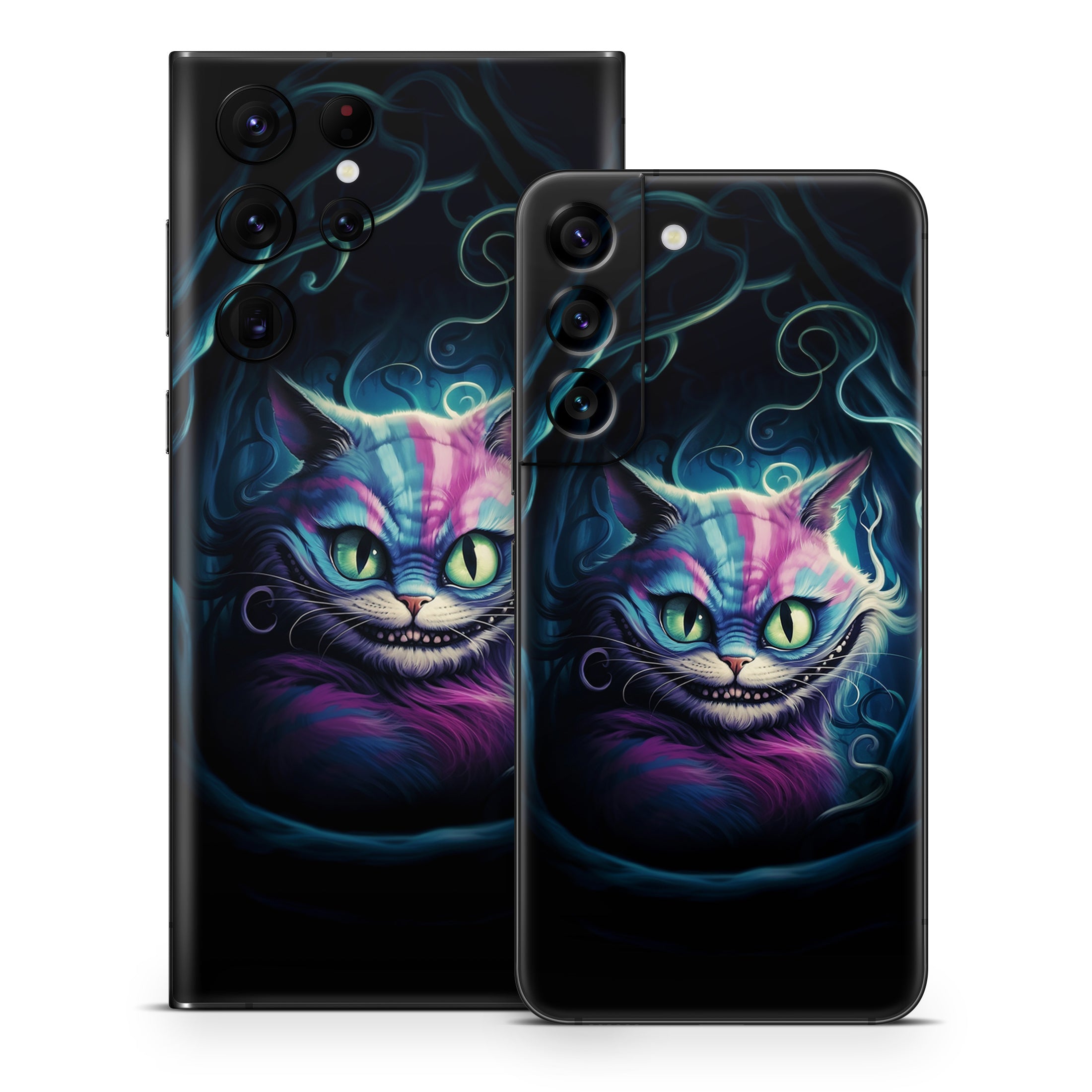 Blue Cheshire Cat - Samsung Galaxy S22 Skin